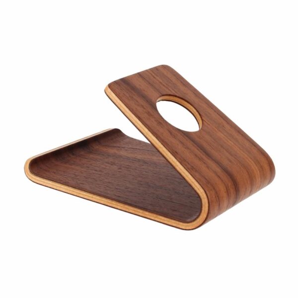 Support léger et mince en bois de bambou pour iPhone et autres smartphones – Image 3