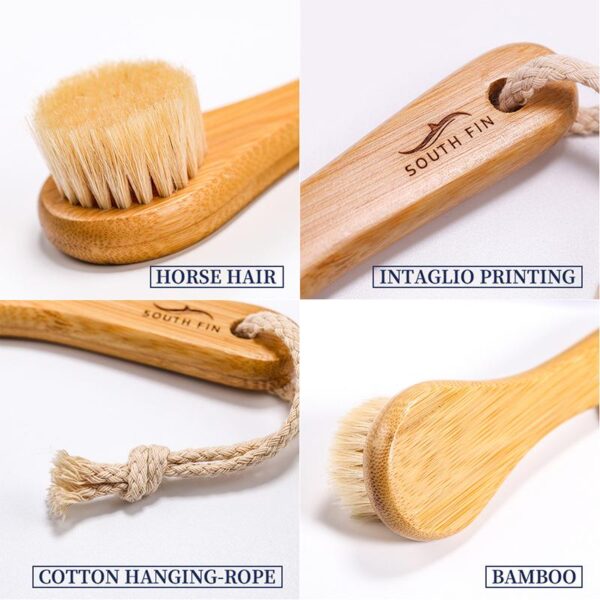 Brosse pour le visage en bambou – Image 3