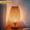 Lampe de bureau en bambou tissé – Image 7