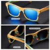 Lunettes de soleil polarisées en bois de bambou