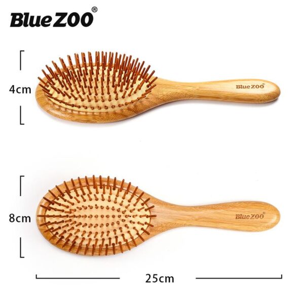 Brosse à cheveux en bambou BlueZOO – Image 2