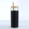 Bouteille en verre haute qualité avec couvercle en bambou – Image 6